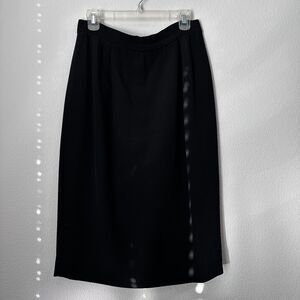 Classiques for Nordstrom Pencil Skirt 100% Silk Workwear Corpcore Business Sz 14